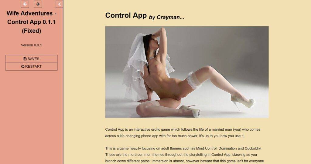 Wife Adventures - The Control App v0.9 [Crayman]
